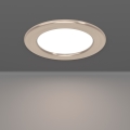 Eglo - LED recessed downlight, 6.3W, 230V, 2700/4000/6500K, Ø 11.9 cm, matte chrome