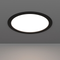 Eglo - LED recessed downlight LED/18,5W/230V 2700/4000/6500K Ø 21,6 cm black