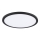 Eglo - LED Recessed downlight LED/22W/230V 4000K black dia. 22.5 cm