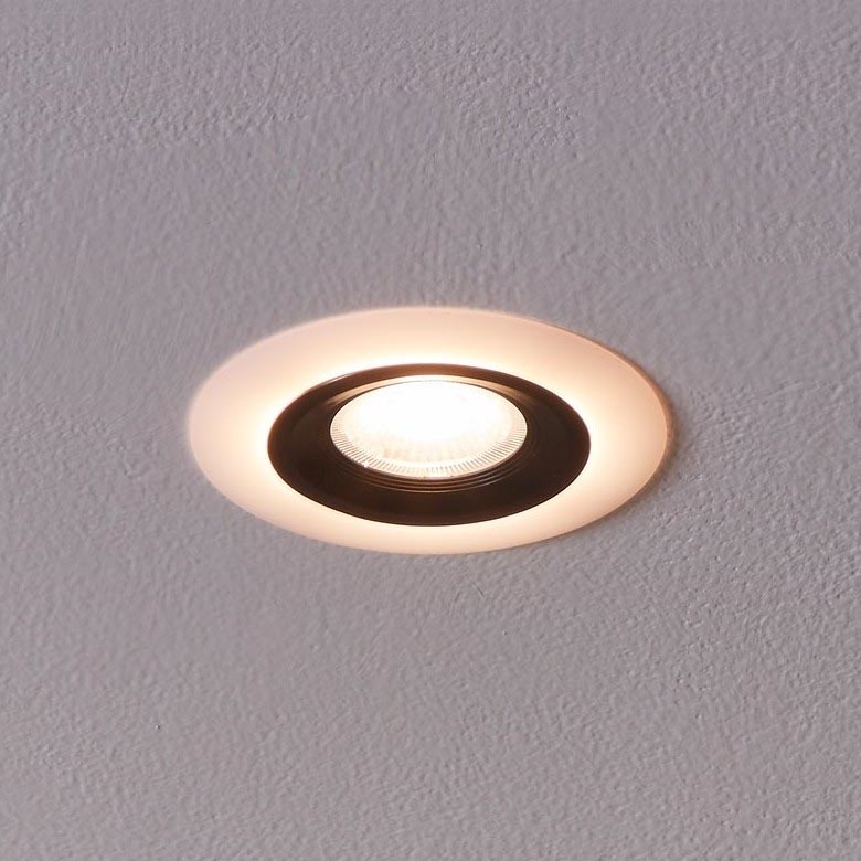 Eglo - LED Recessed light LED/4,8W/230V black