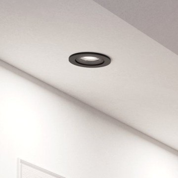 Eglo - LED Recessed Spotlight 1xGU10/4.5W/230V Black