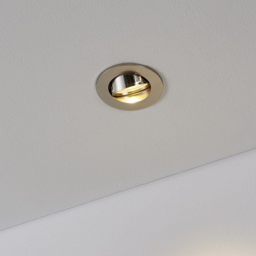 Eglo - LED recessed spotlight 1xGU10/4,5W/230V matte chrome