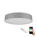 Eglo - LED RGB Dimmable ceiling light ROMAO-C LED/42W/230V + remote control