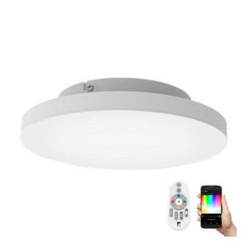 Eglo - LED RGB Dimmable ceiling light TURCONA-C LED/15W/230V + remote control