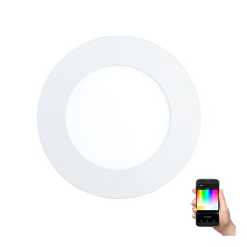 Eglo - LED RGB Dimmable recessed light FUEVA-C LED/5,4W/230V