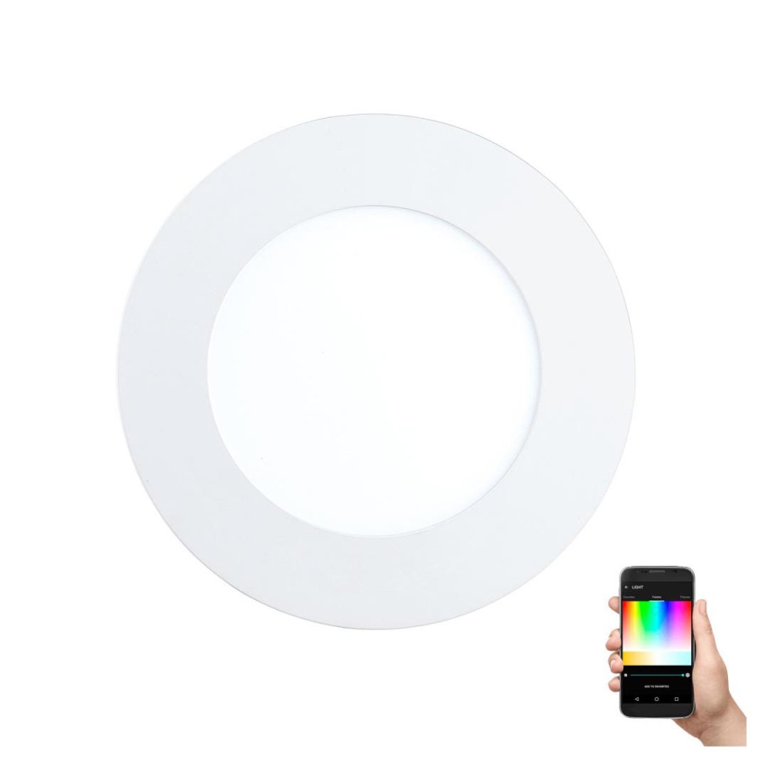 Eglo - LED RGB Dimmable recessed light FUEVA-C LED/5,4W/230V