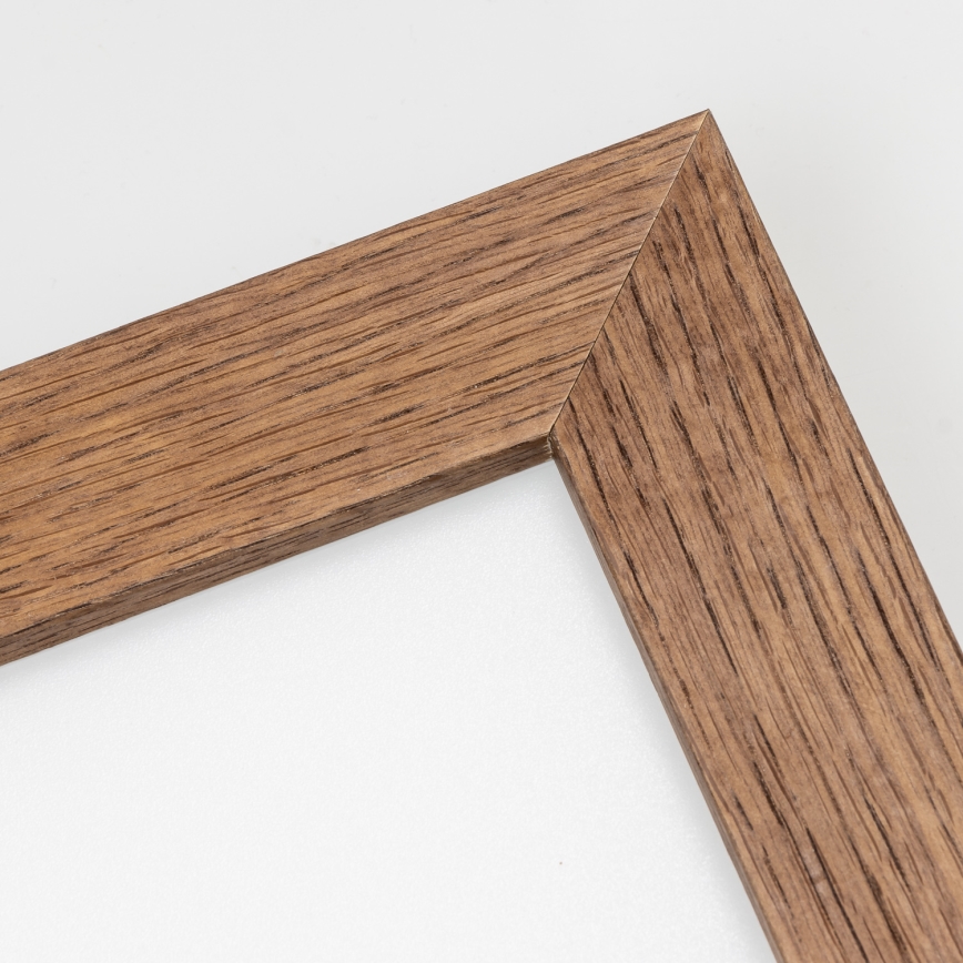 Eglo - LED RGB Dimmable surface-mounted panel SALOBRENA-C WOOD LED/24W/230V 2700-6500K 49,5x49,5 cm dark brown + remote control