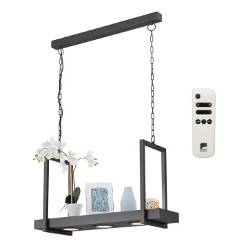 Eglo - LED RGB Dimming chandelier on a chain 3xLED/6W/230V + remote control