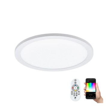 Eglo - LED RGBW Ceiling light SARSINA-C LED/16W/230V + remote control