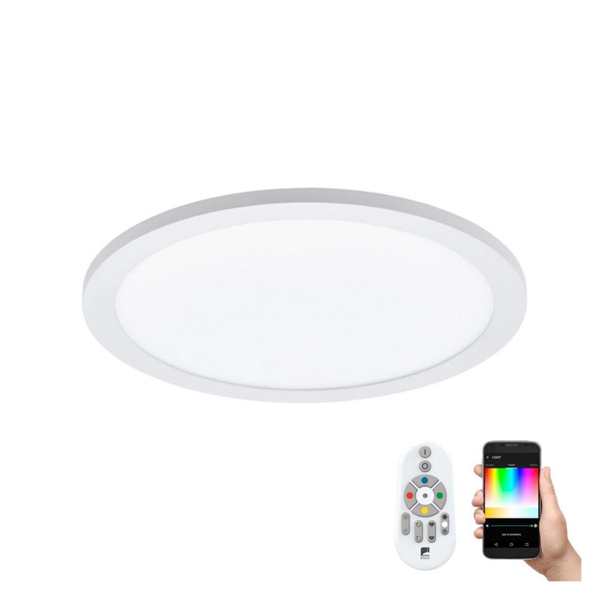 Eglo - LED RGBW Ceiling light SARSINA-C LED/16W/230V + remote control