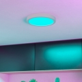 Eglo - LED RGBW Dimmable Bathroom Ceiling Light LED/11.2W/230V 2700–6500K Ø 21.1 cm IP44 White