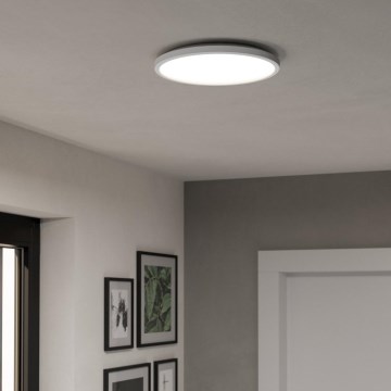 Eglo - LED RGBW Dimmable bathroom ceiling light LED/13,9W/230V 2700-6500K d. 30 cm IP44 white ZigBee