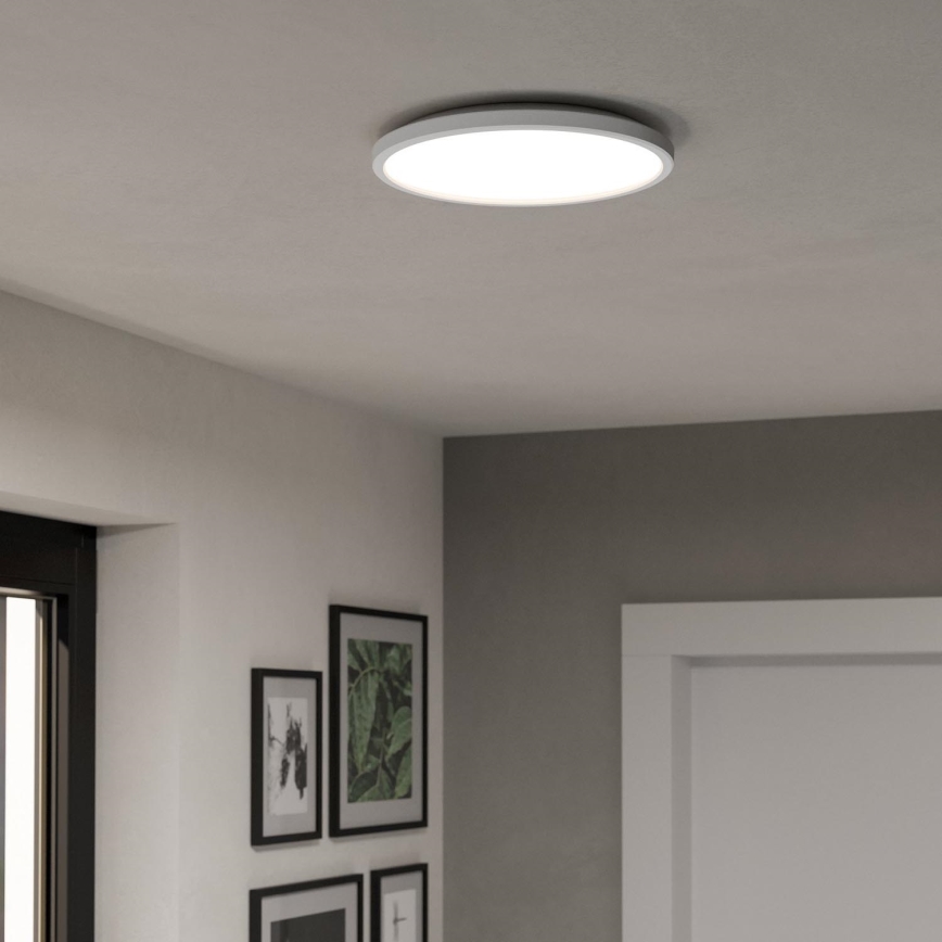 Eglo - LED RGBW Dimmable bathroom ceiling light LED/13,9W/230V 2700-6500K d. 30 cm IP44 white ZigBee