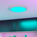 Eglo - LED RGBW Dimmable Bathroom Ceiling Light LED/14,3W/230V 2700-6500K pr. 27,8 cm IP44 White