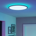 Eglo - LED RGBW Dimmable bathroom ceiling light LED/16,8W/230V 2700-6500K d. 50 cm IP44 white ZigBee