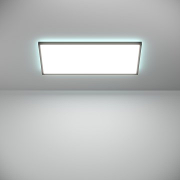 Eglo - LED RGBW Dimmable bathroom ceiling light LED/17,2W/230V 2700-6500K 30x57cm IP44 black ZigBee