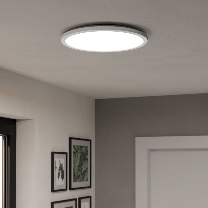 Eglo - LED RGBW Dimmable bathroom ceiling light LED/18,5W/230V 2700-6500K d. 38,9cm IP44 white ZigBee