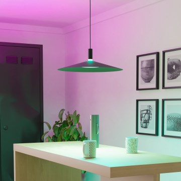 Eglo - LED RGBW Dimmable Cable Pendant LED/15,5W/230V 2700-6500K Black