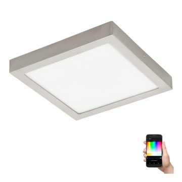 Eglo - LED RGBW Dimmable Ceiling Light FUEVA-C LED/21W/230V 30x30 cm