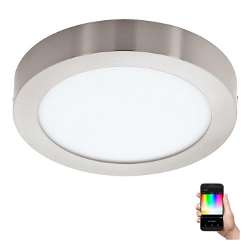 Eglo - LED RGBW Dimmable ceiling light FUEVA-C LED/21W/230V Bluetooth