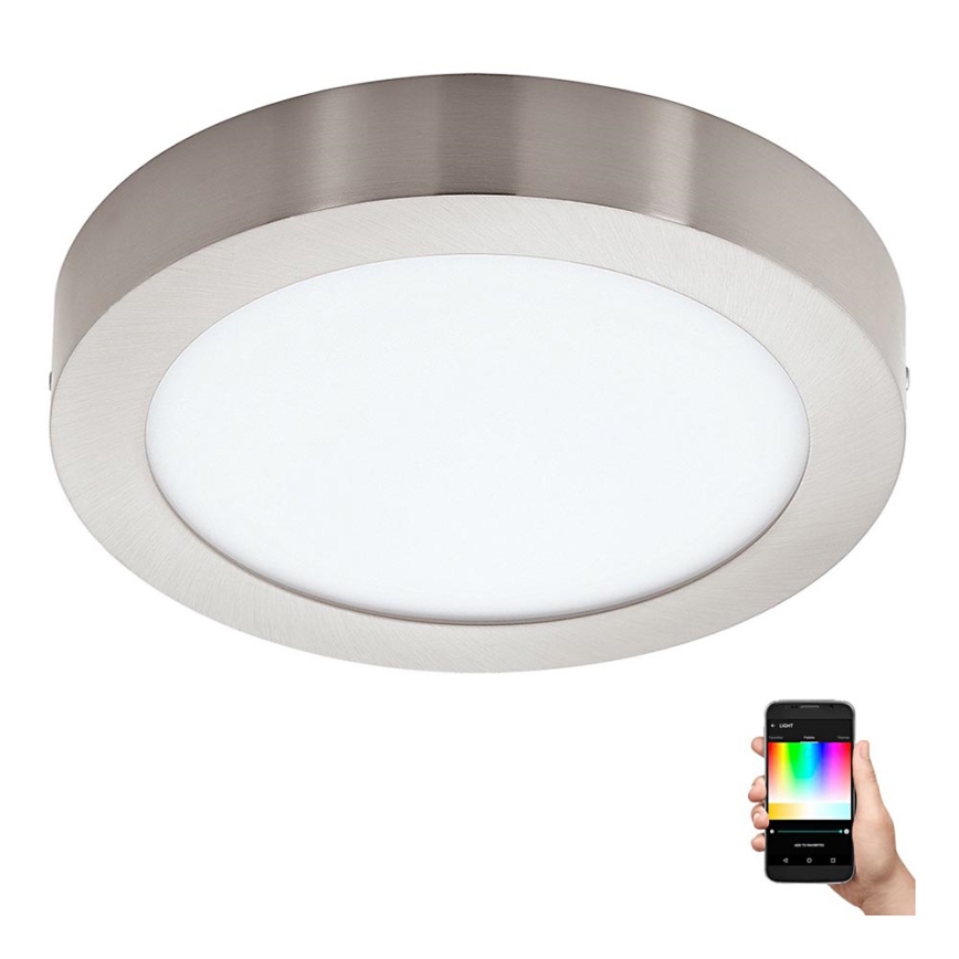 Eglo - LED RGBW Dimmable ceiling light FUEVA-C LED/21W/230V Bluetooth