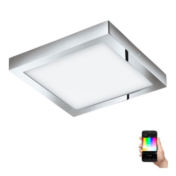 Eglo - LED RGBW Dimmable ceiling light FUEVA-C LED/21W/230V Bluetooth IP44