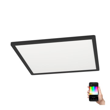 Eglo - LED RGBW Dimmable ceiling light LED/16,5W/230V black ZigBee