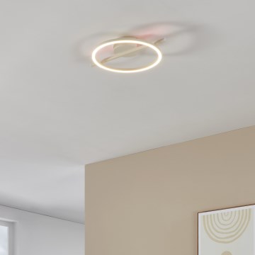 Eglo - LED RGBW Dimmable ceiling light LED/17W/230V 2700-6500K white + remote control