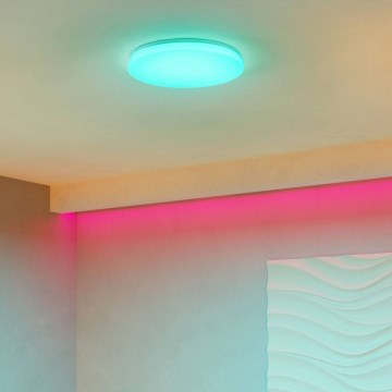 Eglo - LED RGBW Dimmable Ceiling Light LED/20W/230V diam. 43 cm