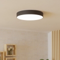 Eglo - LED RGBW Dimmable Ceiling Light LED/26W/230V 2700-6500K Ø 49 cm black