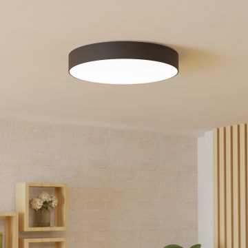 Eglo - LED RGBW Dimmable Ceiling Light LED/26W/230V 2700-6500K Ø 49 cm black