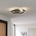 Eglo - LED RGBW Dimmable Ceiling Light LED/37W/230V 3000-6500K Black
