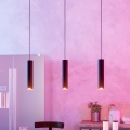 Eglo - LED RGBW Dimmable chandelier on a string 3xLED/3,7W/230V 2700-6500K black