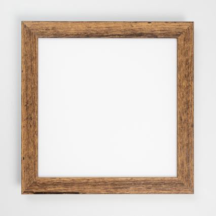 Eglo - LED RGBW Dimmable surface-mounted panel SALOBRENA-C WOOD LED/21W/230V 2700-6500K 49,5x49,5 cm brown + remote control