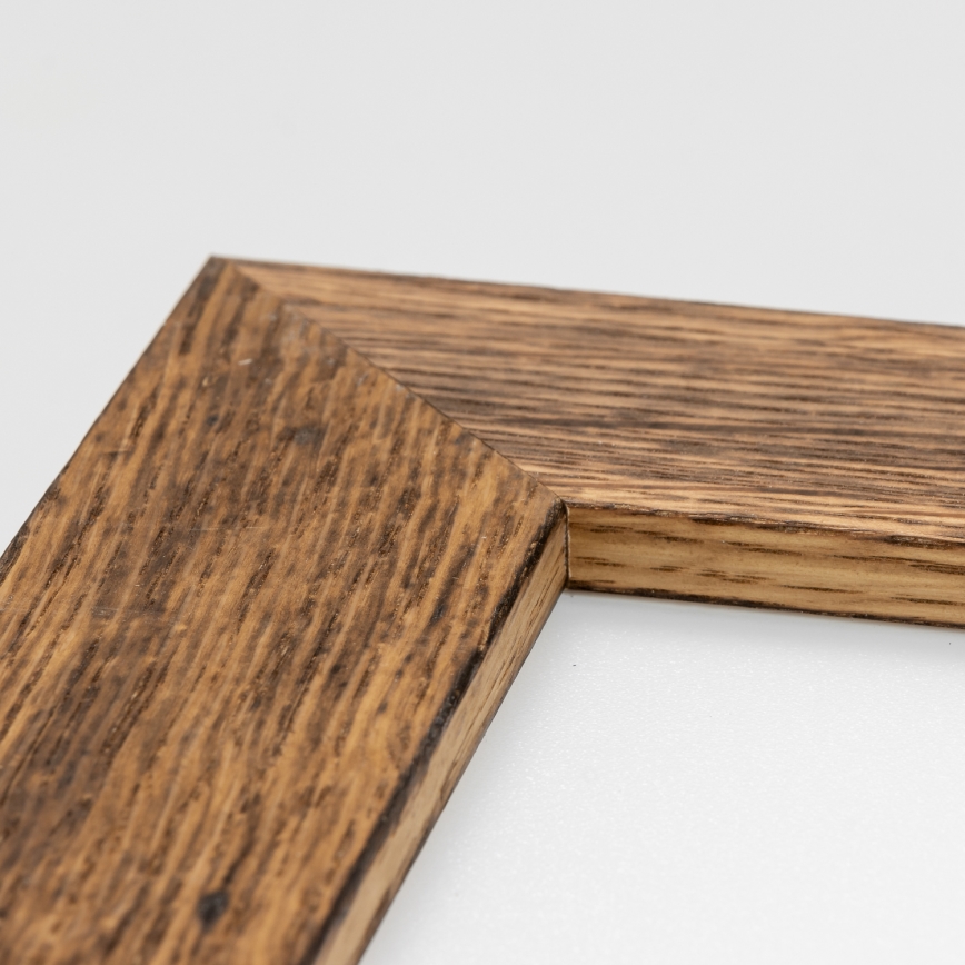Eglo - LED RGBW Dimmable surface-mounted panel SALOBRENA-C WOOD LED/21W/230V 2700-6500K 49,5x49,5 cm brown + remote control