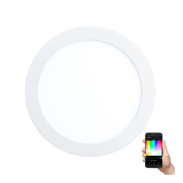 Eglo - LED RGBW Dimmable recessed light FUEVA-C LED/15,6W/230V