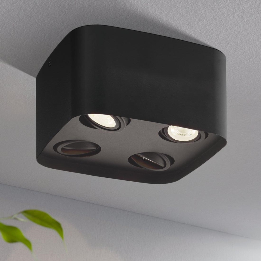 Eglo - LED RGBW Dimmable spotlight 4xGU10/5W/230V ZigBee