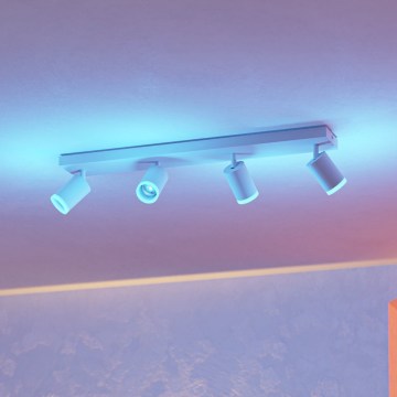 Eglo - LED RGBW Dimmable Spotlight 4xLED/3.7W/230V 2700-6500K White