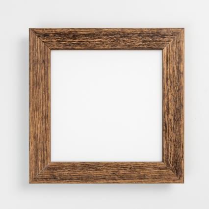 Eglo - LED RGBW Dimmable Surface-Mounted Panel SALOBRENA-C WOOD LED/16W/230V 2700-6500K 34x34 cm Brown + Remote Control