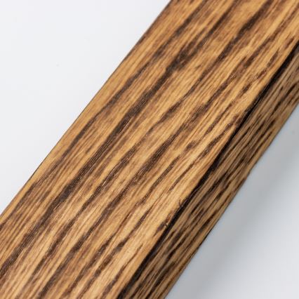 Eglo - LED RGBW Dimmable Surface-Mounted Panel SALOBRENA-C WOOD LED/16W/230V 2700-6500K 34x34 cm Brown + Remote Control