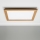 Eglo - LED RGBW Dimmable surface-mounted panel SALOBRENA-C WOOD LED/30,5W/230V 2700-6500K 64x64 cm brown + remote control