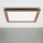 Eglo - LED RGBW Dimmable surface-mounted panel SALOBRENA-C WOOD LED/30,5W/230V 2700-6500K 64x64 cm brown + remote control