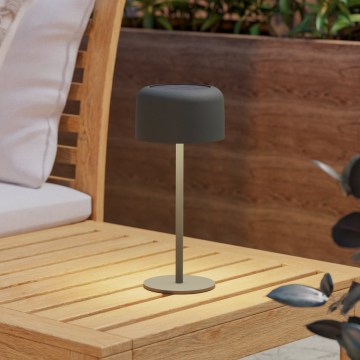 Eglo - LED Solar Rechargeable Touch-Controlled Table Lamp LED/2,8W/3,7V 1800 mAh IP44 Green