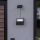 Eglo - LED Solar Wall Light with Sensor, LED/8.7W/3.7V, 3600 mAh, IP44, Black