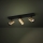 Eglo - LED Spotlight 3xGU10/4,5W/230V 3000K black/gold