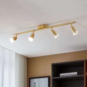 Eglo - LED Spotlight 4xGU10/2,8W/230V 3000K gold