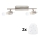 Eglo - LED Spotlight MY CHOICE 2xE14/4W/230V matte chrome/white