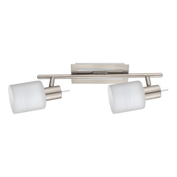 Eglo - LED Spotlight MY CHOICE 2xE14/4W/230V matte chrome/white
