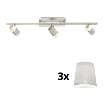 Eglo - LED Spotlight MY CHOICE 3xE14/40W/230V matte chrome/creamy