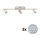 Eglo - LED Spotlight MY CHOICE 3xE14/40W/230V matte chrome